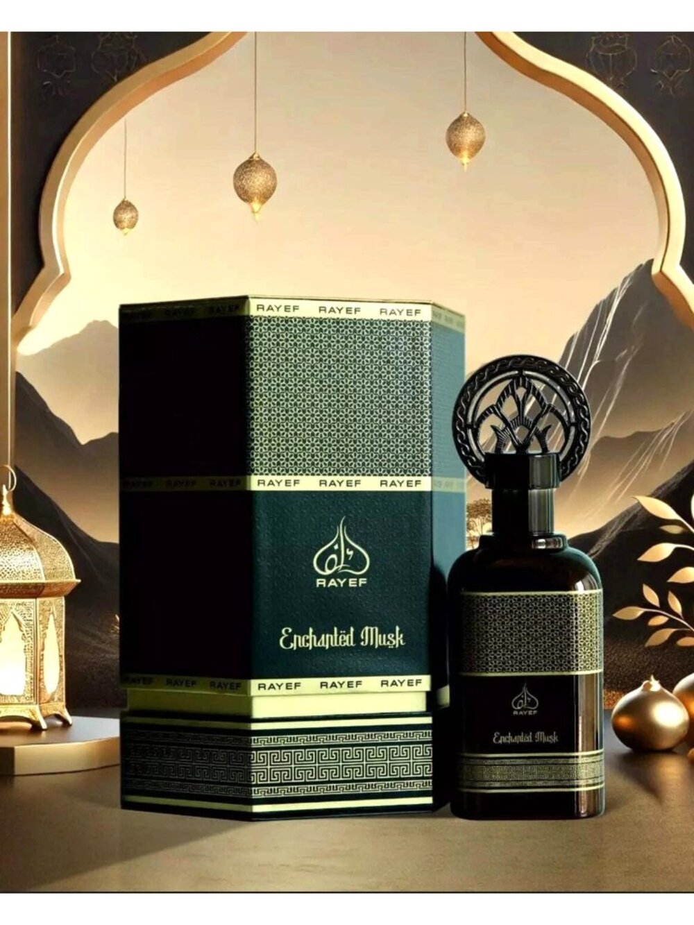 Enchanted Musk by Rayef EDP Men 100ml 3.4oz Made in Dubai Authentic